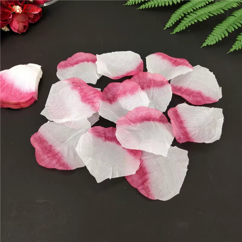 100-5000Pcs Romantic Colorful Artificial Rose Petals for Wedding,Party 11Colors, 4.5*4.5Cm Fake Petals 5Z